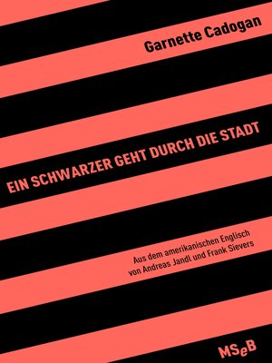 cover image of Ein Schwarzer geht durch die Stadt